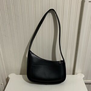 Melie Bianco Classic Black Shoulder Bag